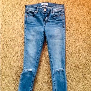 Light wash madewell jeans